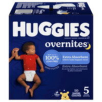 Huggies Overnight Disney Baby Size 5 Diapers (27+ lbs (12+ kg)) - 50 Each