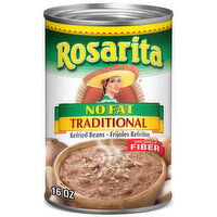 Rosarita No Fat Traditional Refried Beans - 16 Ounce 