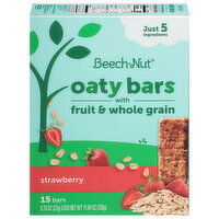 Beech-Nut Oaty Bars, with Fruit & Whole Grain, Strawberry - 15 Each 