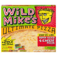 Wild Mike's Pizza, Ultimate, Super Sized, 4 Cheese - 40.25 Ounce 