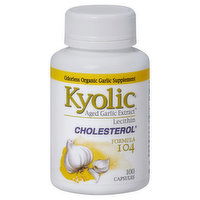 Kyolic Cholesterol, Lecithin, Formula 104, Capsules - 100 Each 