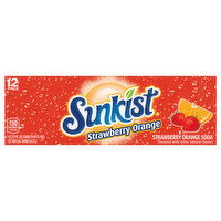 StarKist Soda, Strawberry Orange, 12 Pack - 12 Each
