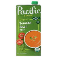 Pacific Foods Soup, Organic, Tomato Basil - 32 Fluid ounce 