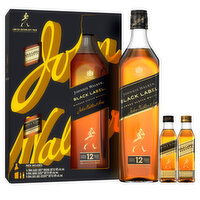 Johnnie Walker Aged 12 Years Black Label Blended Scotch Whisky, 750 ml     - 750 Millilitre 