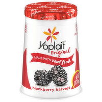 Yoplait Yogurt, Low Fat, Blackberry Harvest - 6 Ounce 