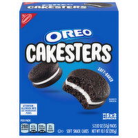 OREO Cakesters Soft Snack Cakes, 5 - 2.02 oz Snack Packs - 10.1 Ounce 