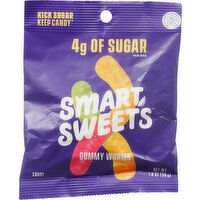 SmartSweets Candy, Gummy Worms - 1.8 Ounce