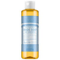 Dr. Bronner's Magic Soap, Pure-Castile, 18-in-1, Baby, Unscented - 8 Fluid ounce 