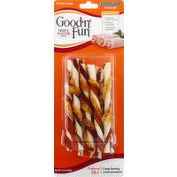 Good N Fun Dog Treats, Gourmet, Triple Flavor, Twists - 10 Each 