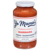 Yo Mama's Tomato Sauce, Marinara - 25 Ounce 