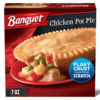 Banquet Chicken Pot Pie Frozen Pot Pie Dinner - 7 Ounce 