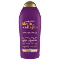 Ogx Conditioner, Thick & Full + Biotin & Collagen - 25.4 Fluid ounce 