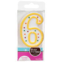 Over the Top Candles, Number - 1 Each