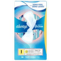 Always Pads, with Flexi-Wings, Regular Flow, Unscented, Size 1 - 36 Each 