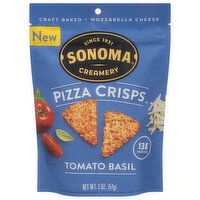 Sonoma Creamery Pizza Crisps, Tomato Basil - 2 Ounce 