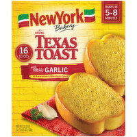 New York Bakery Garlic Toast, Bakery The Original with Real Garlic - 16 Each 