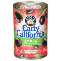 Early California Olives, Ripe, Pitted, Small - 6 Ounce 