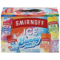 Smirnoff Ice Premium Malt Beverage, Sunny Days, Assorted - 12 Each