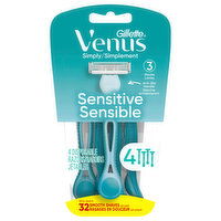 Gillette Disposable Sensitive Razors - 4 Each