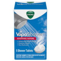 Vicks Shower Tablets, Soothing Vapors - 5 Each 