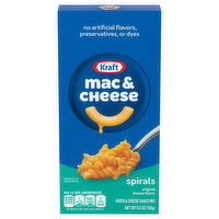 Kraft Pasta & Cheese Sauce Mix, Original Cheese Flavor, Spirals - 5.5 Ounce 