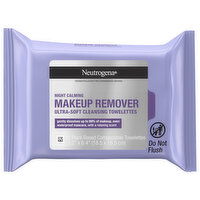 Neutrogena Cleansing Towelettes, Ultra-Soft, Makeup Remover, Night Calming - 25 Each 