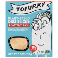 Tofurky Deli Slices, Plant-Based, Roasted Turk'y