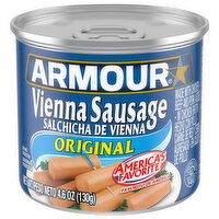 Armour Vienna Sausage Original Flavor Canned Sausage - 4.6 Ounce 