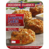 Dockside Classics Lobster Cakes, Gourmet - 12 Ounce 