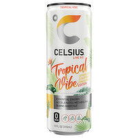 Celsius Energy Drink, Tropical Vibe - 12 Fluid ounce 