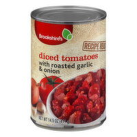 Brookshire's Diced Tomatoes With Roasted Garlic & Onion - 14.5 Ounce 