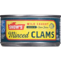 Snow's Clams, Minced, Wild Caught - 6.5 Ounce 