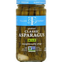 Tillen Farms Asparagus, Classic, Mild, Pickled - 12 Ounce 