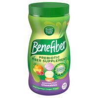 Benefiber Prebiotic Fiber Supplement, Assorted Fruit, Chewable Tablets - 100 Each 