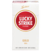 Lucky Strike Cigarettes, Gold 100s, Filters - 1 Each 