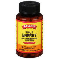 Bragg Apple Cider Vinegar, True Energy, Capsules - 90 Each 