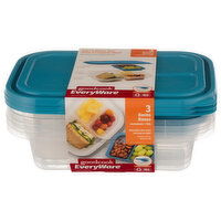 GoodCook Bento Boxes, Container + Lids - 3 Each 