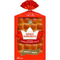 King's Hawaiian Rolls, Hawaiian Sweet, Original, Party Pack