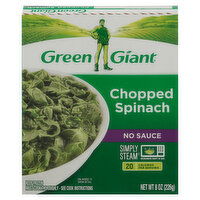 Green Giant Chopped Spinach, No Sauce - 8 Ounce 