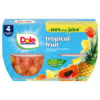 Dole in 100% Fruit Juice Tropical Fruit - 4 Each