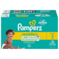 Pampers Diapers, Active Baby, 3 (16-28 lb), Super Pack - 78 Each 