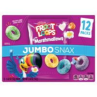 Froot Loops Cereal, Jumbo Snack, 12 Pack