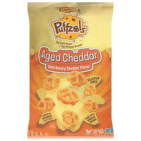 Unique Snacks Pretzels, Aged Cheddar - 4.8 Ounce 