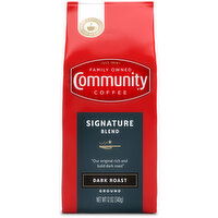 Community Coffee Signature Blend Dark Roast Ground Coffee - 12 Ounce 