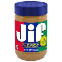 Jif Peanut Butter, Extra Crunchy - 16 Ounce 