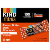 Kind Bars, Peanut Butter Dark Chocolate, Minis - 10 Each 