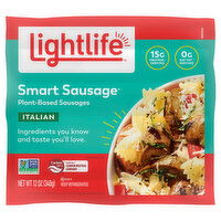 Lightlife Sausages, Plant-Based, Italian - 12 Ounce 