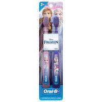 Oral-B Toothbrushes, Extra Soft, Disney Frozen, 3+ Yrs - 2 Each 