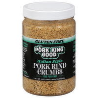 Pork King Good Pork Rind Crumbs, Italian Style - 12 Ounce 