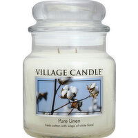 Village Candle Candle, Pure Linen, Premium Jar